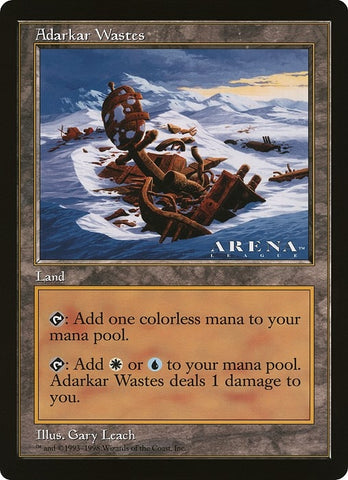 Image for Adarkar Wastes (Arena League) [Oversize Cards]