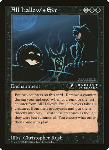 Image for All Hallow's Eve (1st Place) (Arena League) [Oversize Cards]