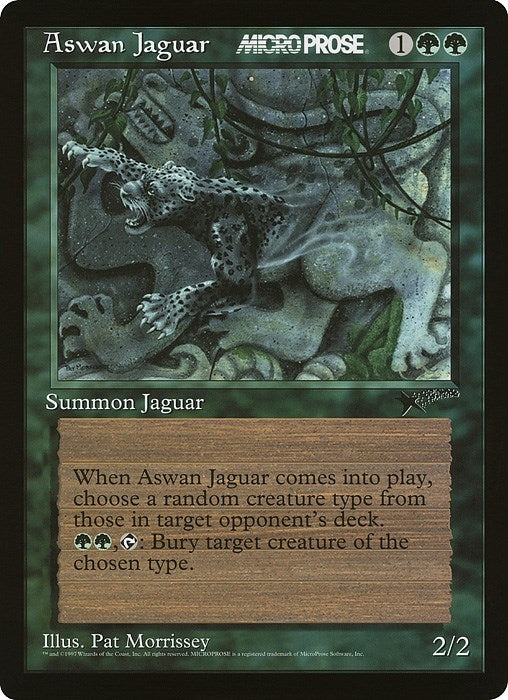 Image for Aswan Jaguar (MicroProse) [Oversize Cards]