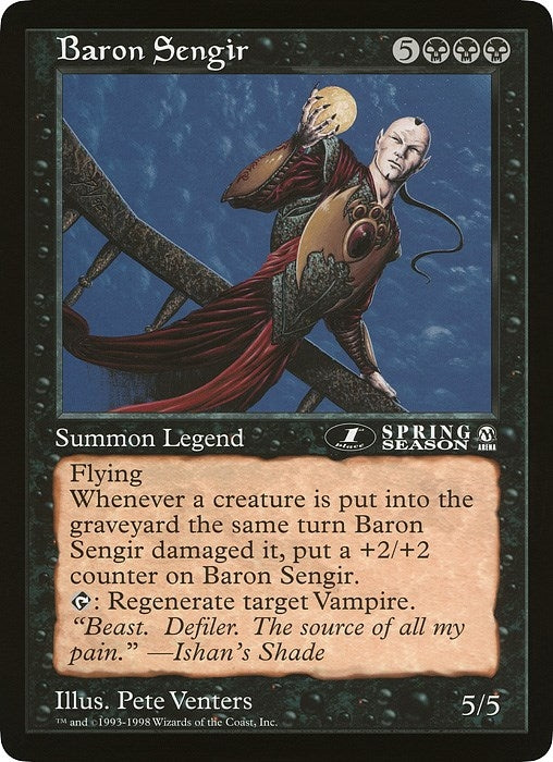 Image for Baron Sengir (1st place) (Arena League) [Oversize Cards]