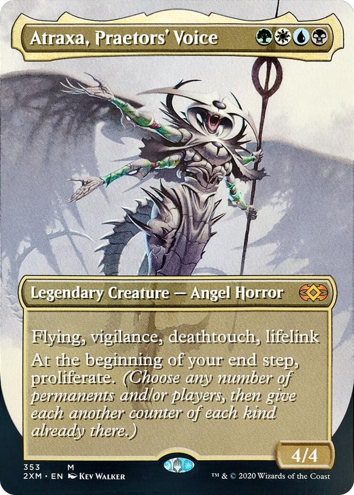 Image for Atraxa, Praetors' Voice (Borderless) (353) [Double Masters]