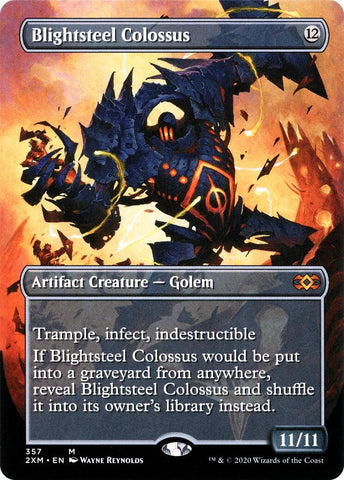 Image for Blightsteel Colossus (Borderless) (357) [Double Masters]