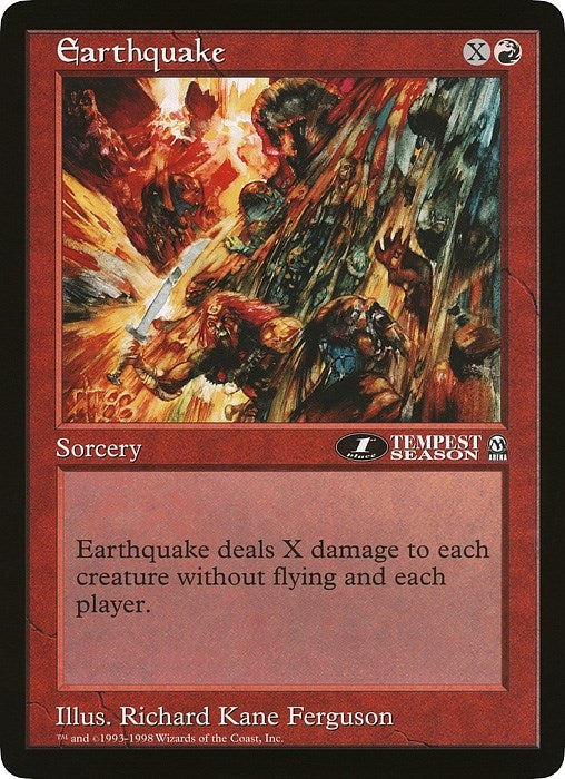 Image for Earthquake (1st Place) (Arena League) [Oversize Cards]