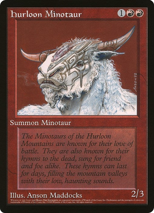 Image for Hurloon Minotaur (Wizards of the Coast Caravan Tours) [Oversize Cards]