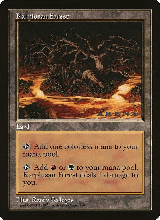 Image for Karplusan Forest (Arena League) [Oversize Cards]