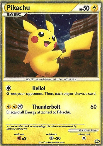 Image for Pikachu (English) (PW 1) [Pikachu World Collection Promos]