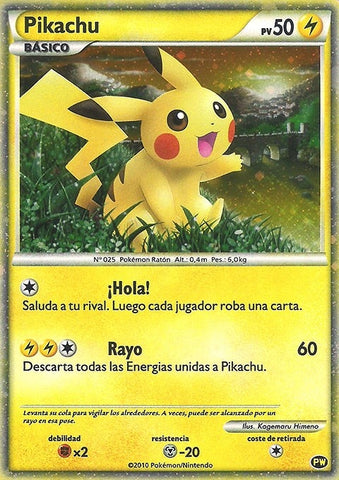 Image for Pikachu (Spanish) (PW 4) [Pikachu World Collection Promos]