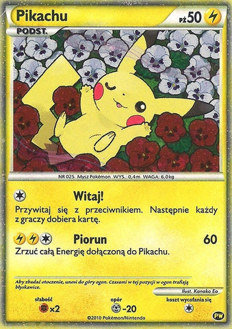 Image for Pikachu (Polish) (PW 8) [Pikachu World Collection Promos]