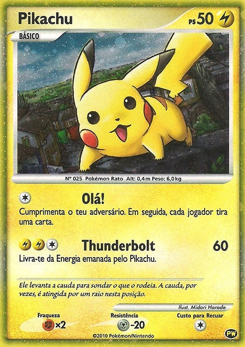 Image for Pikachu (Portuguese) (PW 9) [Pikachu World Collection Promos]