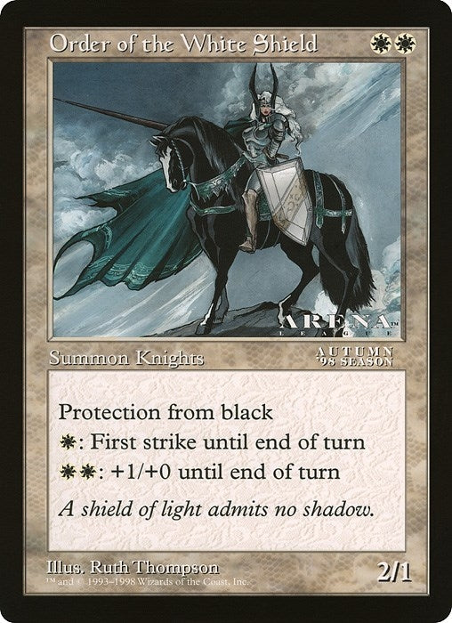 Image for Order of the White Shield (Arena League) [Oversize Cards]