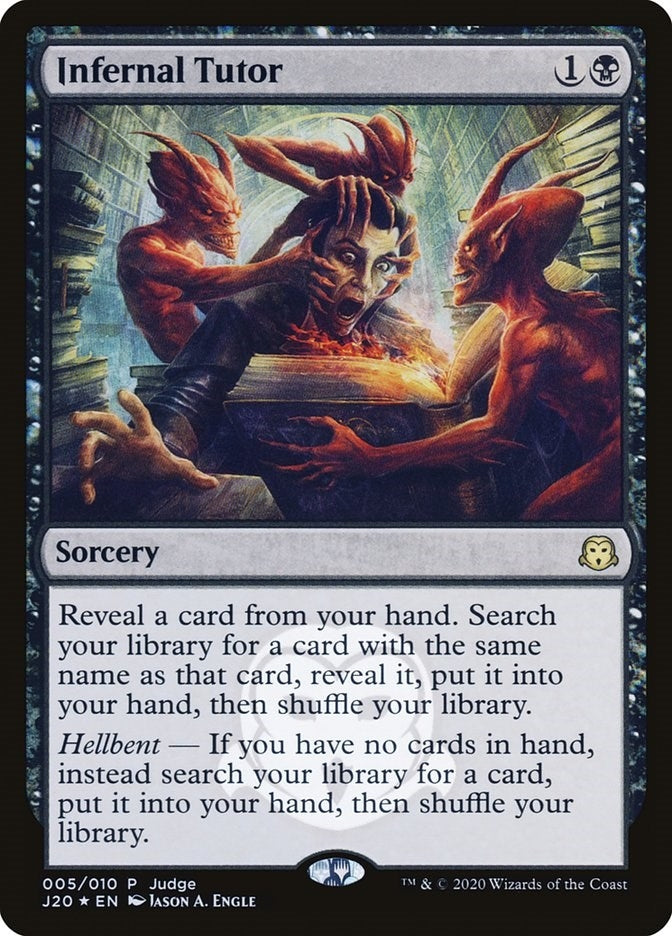 Image for Infernal Tutor (5) [Judge Promos]