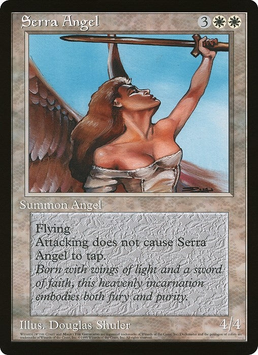 Image for Serra Angel (Wizards of the Coast Caravan Tours) [Oversize Cards]