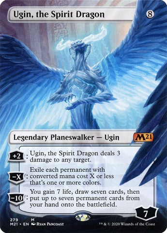 Image for Ugin, the Spirit Dragon (Borderless) (279) [Core Set 2021]