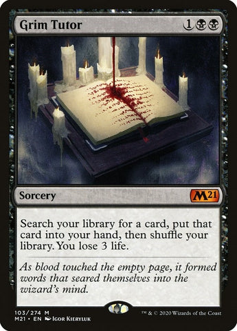Image for Grim Tutor (103) [Core Set 2021]