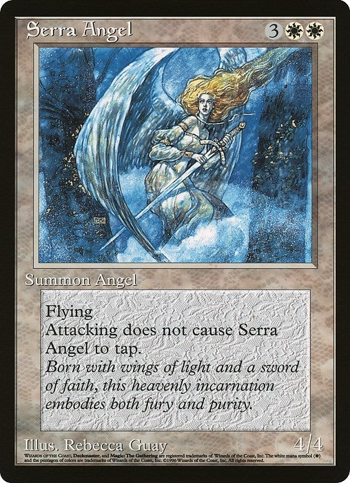 Image for Serra Angel (Comic Insert) [Oversize Cards]