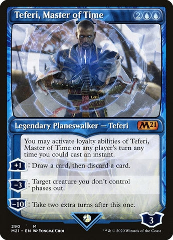 Image for Teferi, Master of Time (Showcase) (290) (290) [Core Set 2021]
