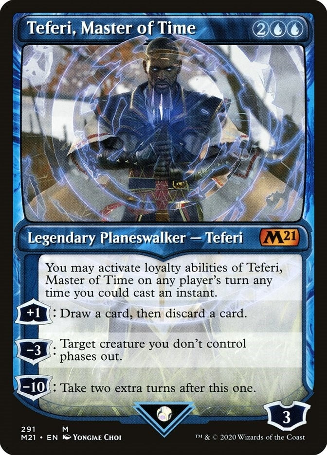 Image for Teferi, Master of Time (Showcase) (291) (291) [Core Set 2021]