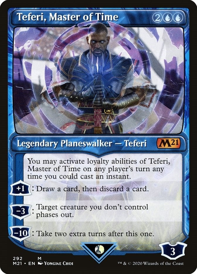 Image for Teferi, Master of Time (Showcase) (292) (292) [Core Set 2021]