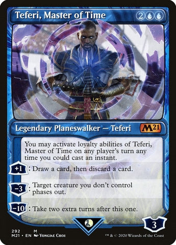 Image for Teferi, Master of Time (Showcase) (292) (292) [Core Set 2021]