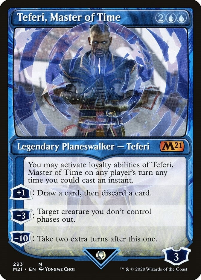 Image for Teferi, Master of Time (Showcase) (293) (293) [Core Set 2021]