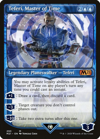 Image for Teferi, Master of Time (Showcase) (293) (293) [Core Set 2021]