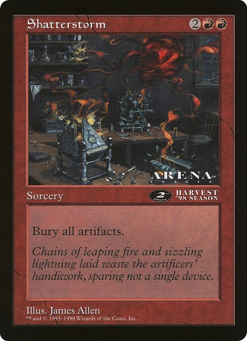 Image for Shatterstorm (2nd Place) (Arena League) [Oversize Cards]