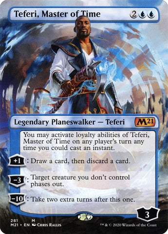 Image for Teferi, Master of Time (Borderless) (281) [Core Set 2021]
