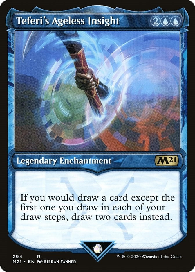 Image for Teferi's Ageless Insight (Showcase) (294) [Core Set 2021]