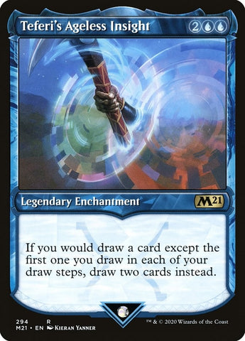 Image for Teferi's Ageless Insight (Showcase) (294) [Core Set 2021]