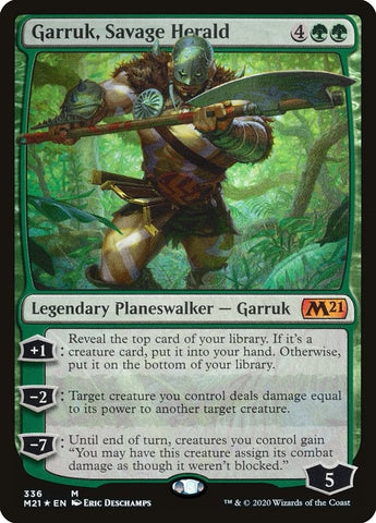 Image for Garruk, Savage Herald (336) [Core Set 2021]
