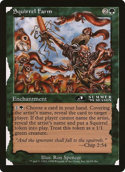 Image for Squirrel Farm (3rd Place) (Arena League) (66) [Oversize Cards]