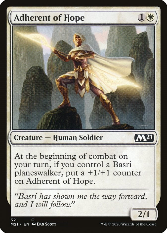 Image for Adherent of Hope (321) [Core Set 2021]