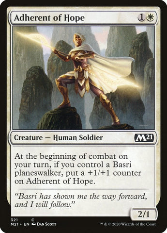 Image for Adherent of Hope (321) [Core Set 2021]