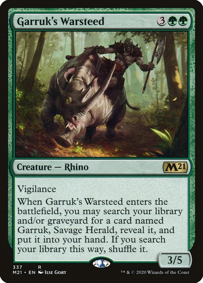 Image for Garruk's Warsteed (337) [Core Set 2021]