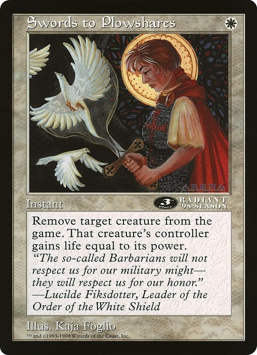 Image for Swords to Plowshares (3rd Place) (Arena League) [Oversize Cards]