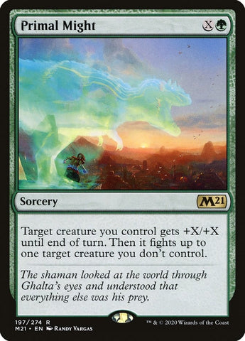 Image for Primal Might (197) [Core Set 2021]