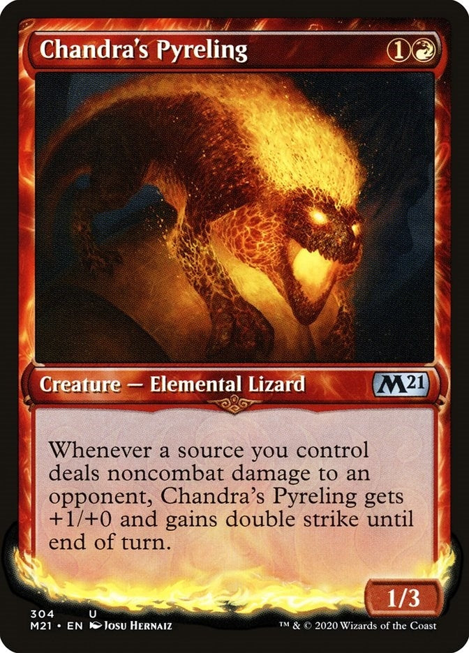 Image for Chandra's Pyreling (Showcase) (304) [Core Set 2021]