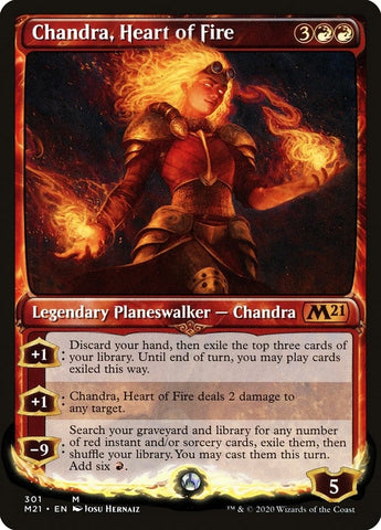 Image for Chandra, Heart of Fire (Showcase) (301) [Core Set 2021]