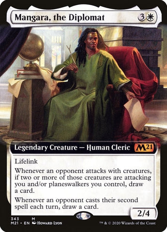 Image for Mangara, the Diplomat (Extended Art) (343) [Core Set 2021]