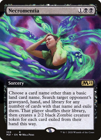 Image for Necromentia (Extended Art) (359) [Core Set 2021]