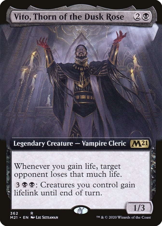 Image for Vito, Thorn of the Dusk Rose (Extended Art) (362) [Core Set 2021]