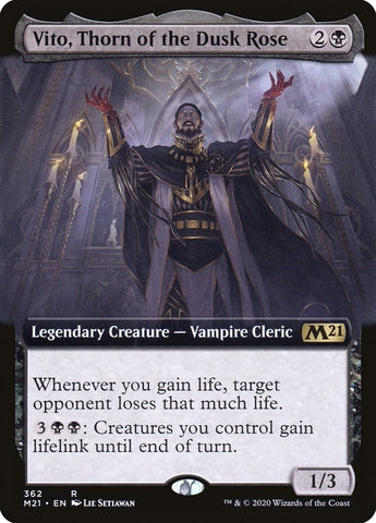 Image for Vito, Thorn of the Dusk Rose (Extended Art) (362) [Core Set 2021]