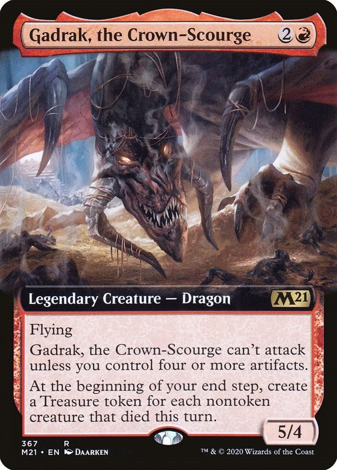 Image for Gadrak, the Crown-Scourge (Extended Art) (367) [Core Set 2021]