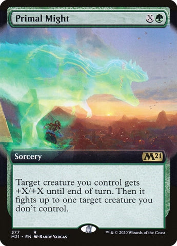 Image for Primal Might (Extended Art) (377) [Core Set 2021]