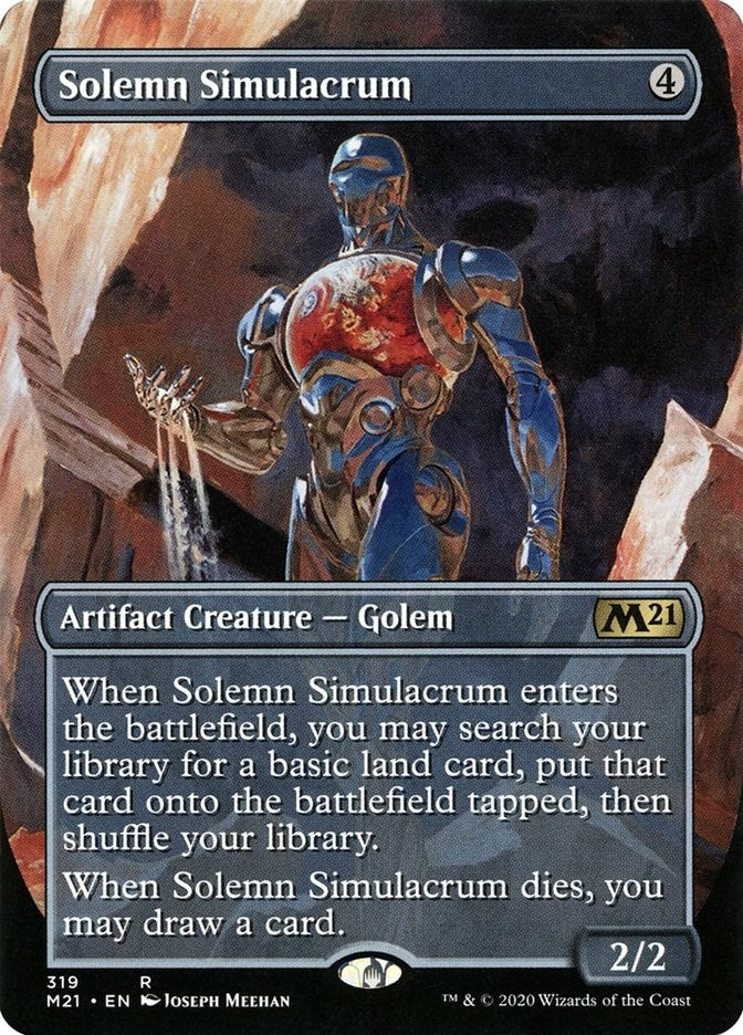Image for Solemn Simulacrum (Alternate Art) (319) [Core Set 2021]