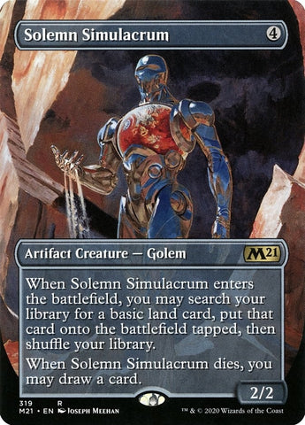 Image for Solemn Simulacrum (Alternate Art) (319) [Core Set 2021]