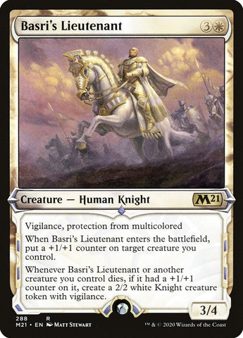 Image for Basri's Lieutenant (Showcase) (288) [Core Set 2021]