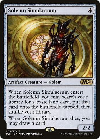 Image for Solemn Simulacrum (239) [Core Set 2021]