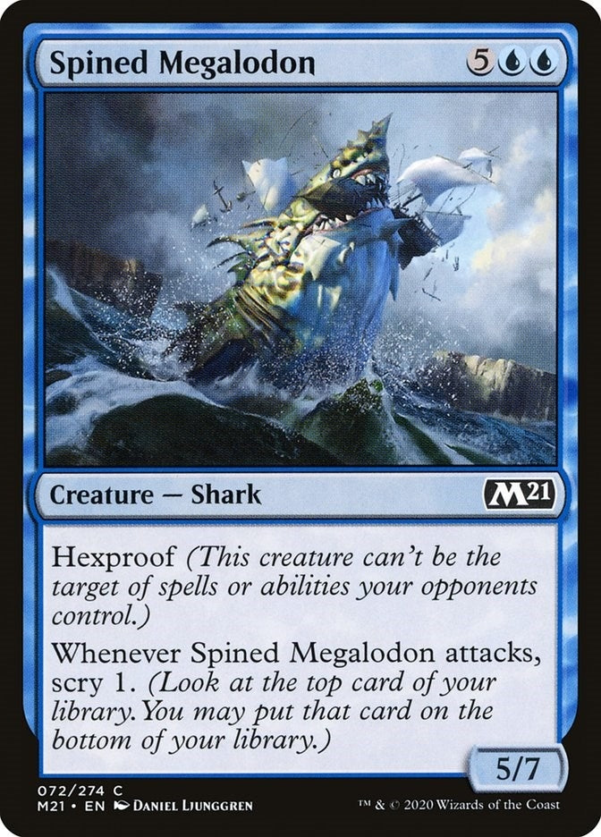 Image for Spined Megalodon (72) [Core Set 2021]