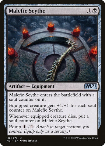 Image for Malefic Scythe (112) [Core Set 2021]